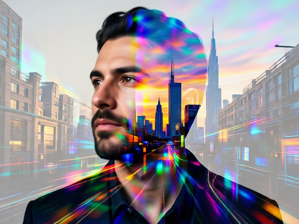 AI Double Exposure Effect Creation