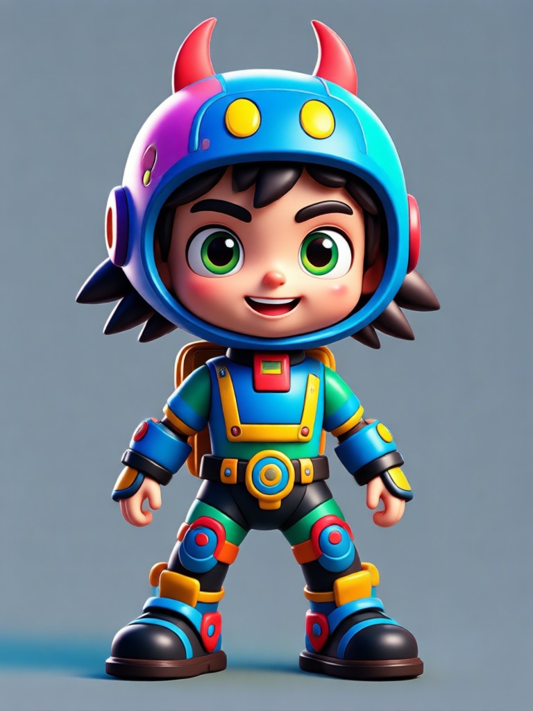 animal 3d buddy character
