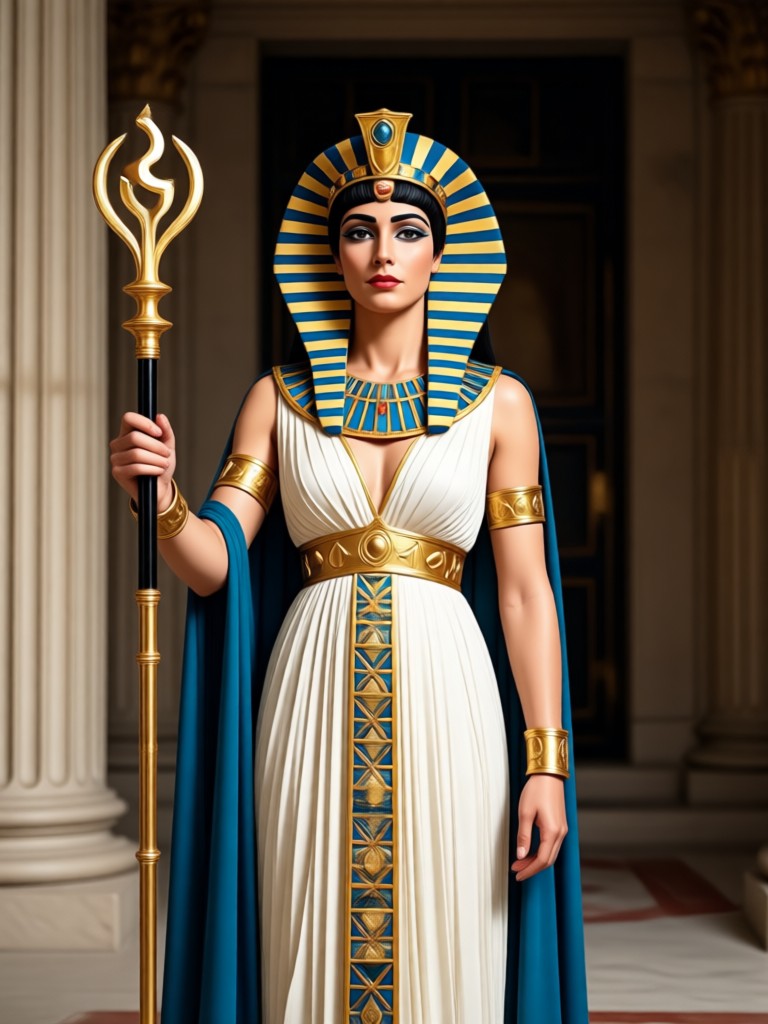 Cleopatra filter applied to a couple's photo.