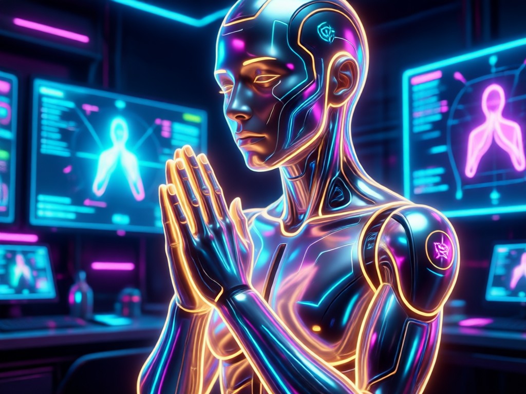 AI generating a personalized prayer for healing