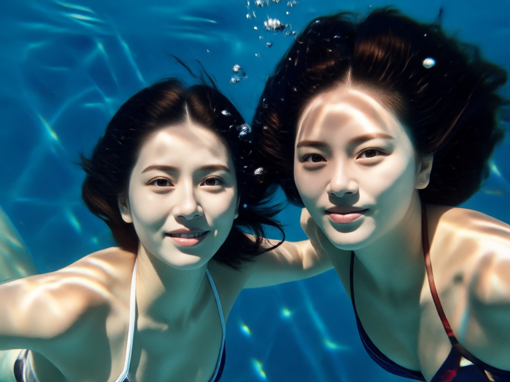 쉬운 수중 사진 효과 디지털 제작