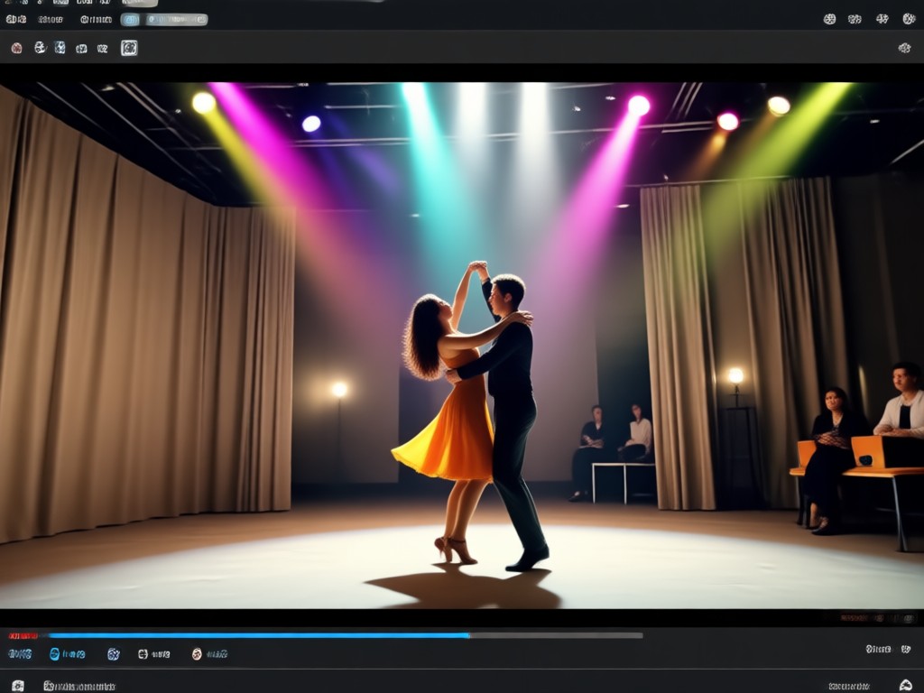Realistic dance motion applied to a couple