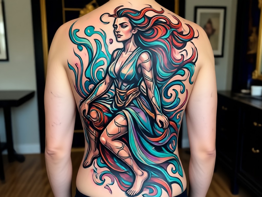 Elegante Body Art Video Motion