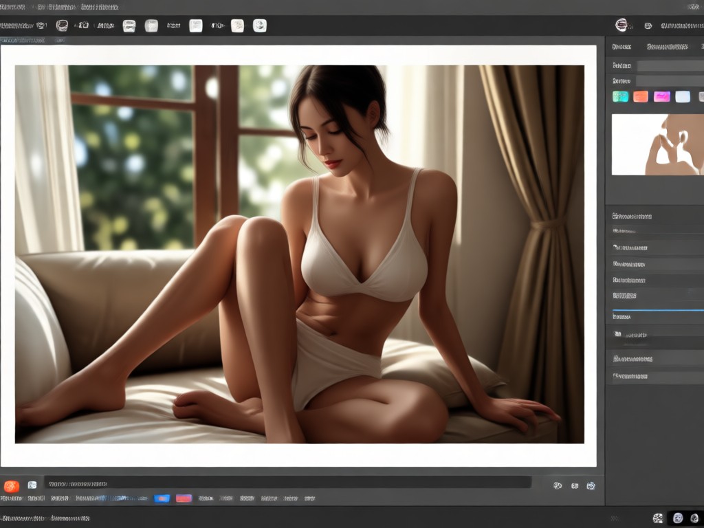 AI nude editor in use on mobile
