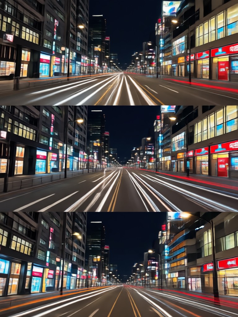 Romantic AI video under neon street lights in rain