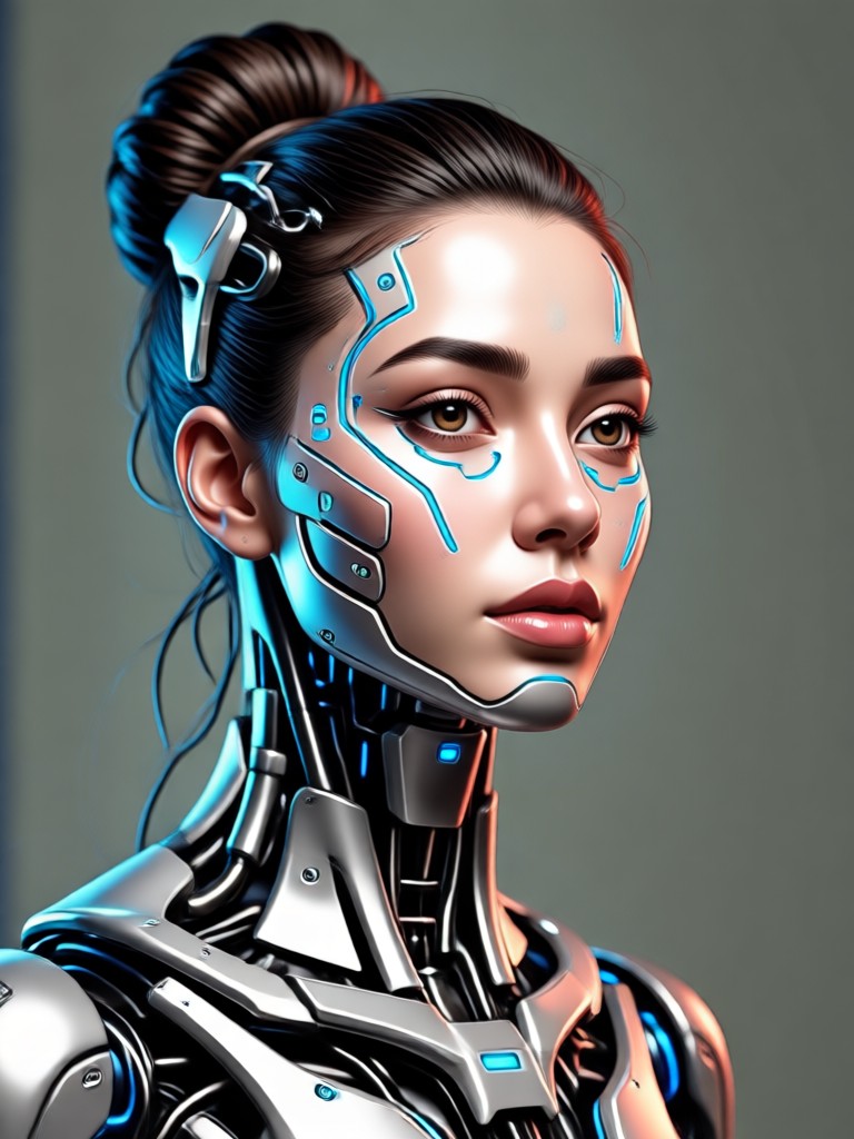 Fun cartoon style AI face transformation