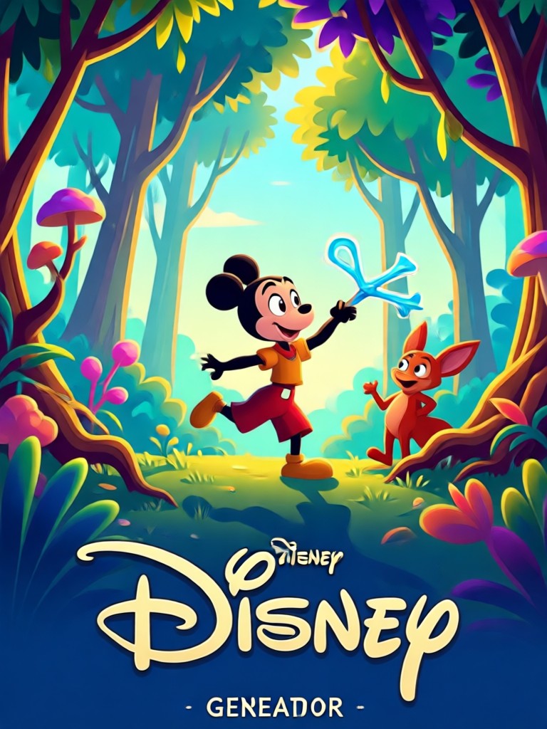 Zootopia Stadtpanorama Tiercharakter-Plakat