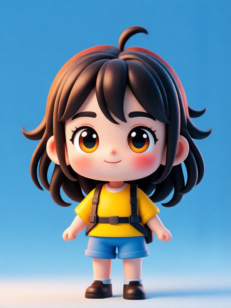 Korean style chibi ai filter result