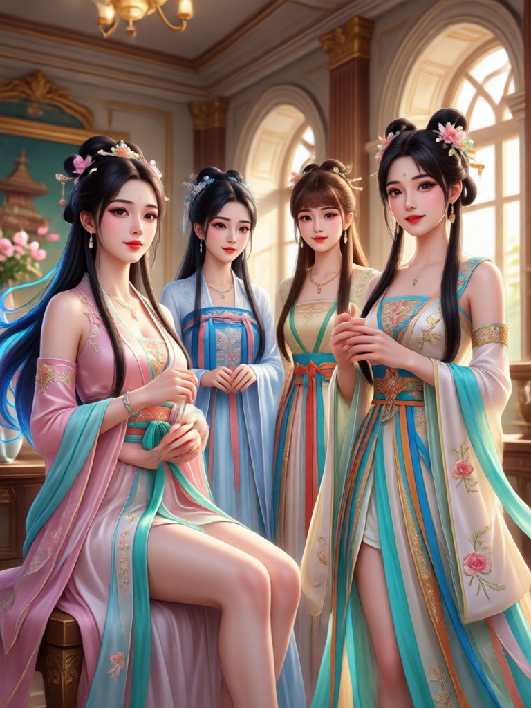 Fantasy style AI Babe as a woodland elf