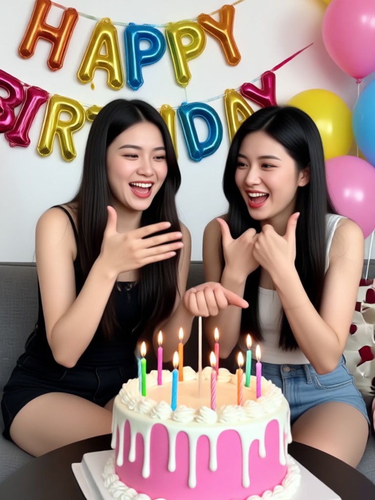 Birthday countdown animation video
