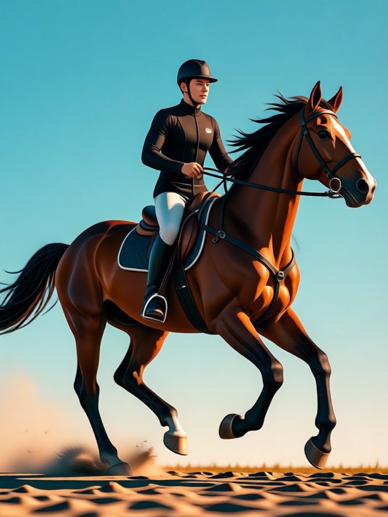 Autumn trail ride AI transformation