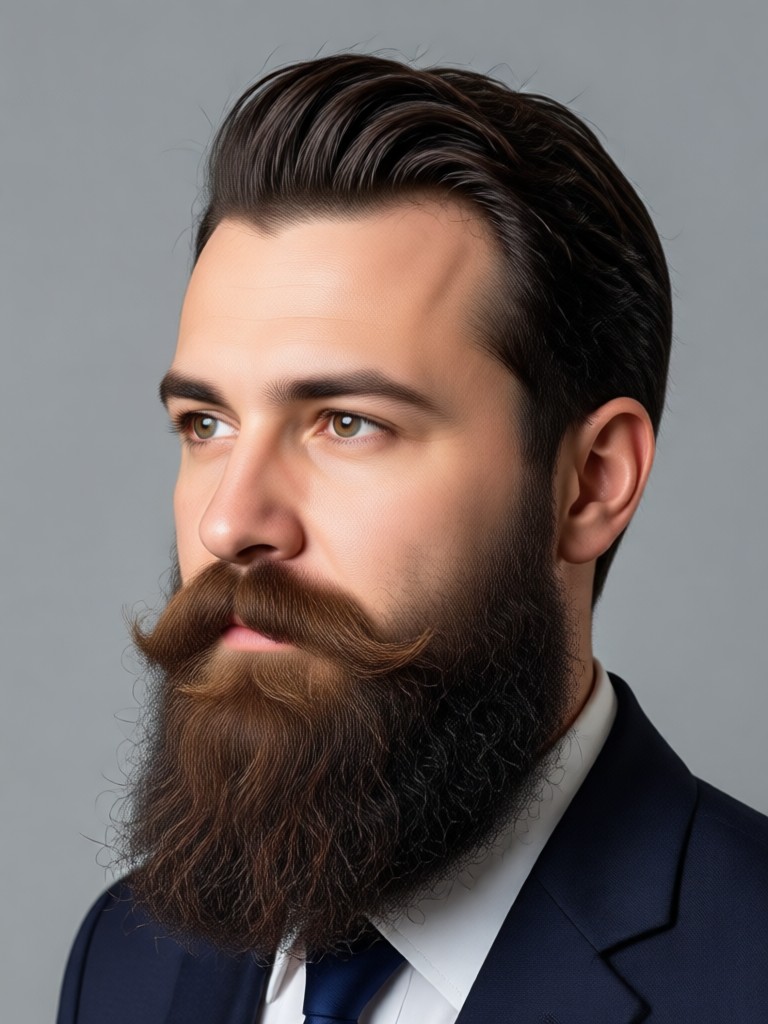 AI stubble filter realistic shadow