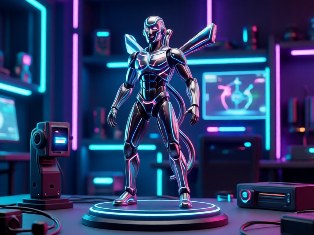 Gallery of different 3D figurine styles