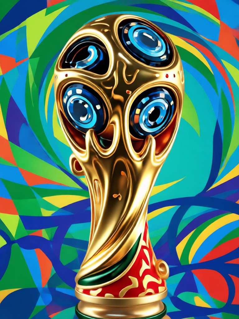 AI football photo maker result for Mexico supporter