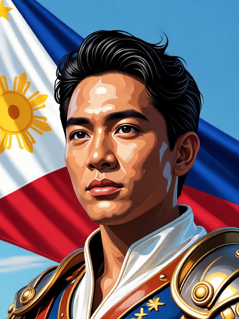 Potret AI pembuat bendera Marcela Agoncillo