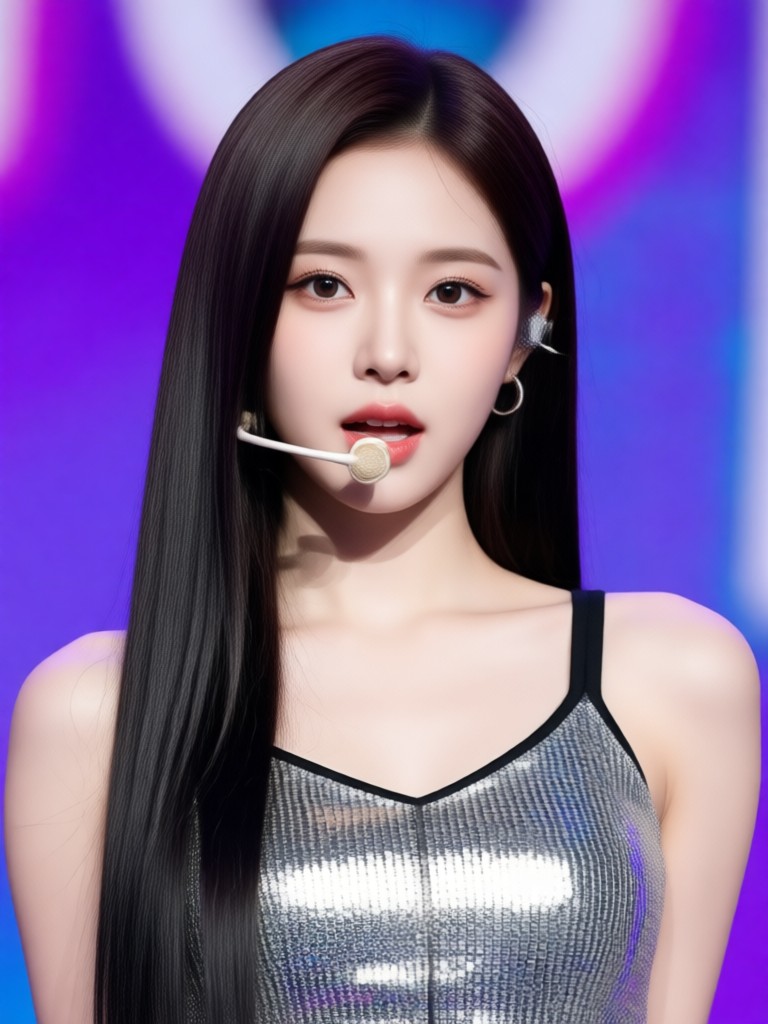 Generación por IA de idol kpop con estilo retro de los 90