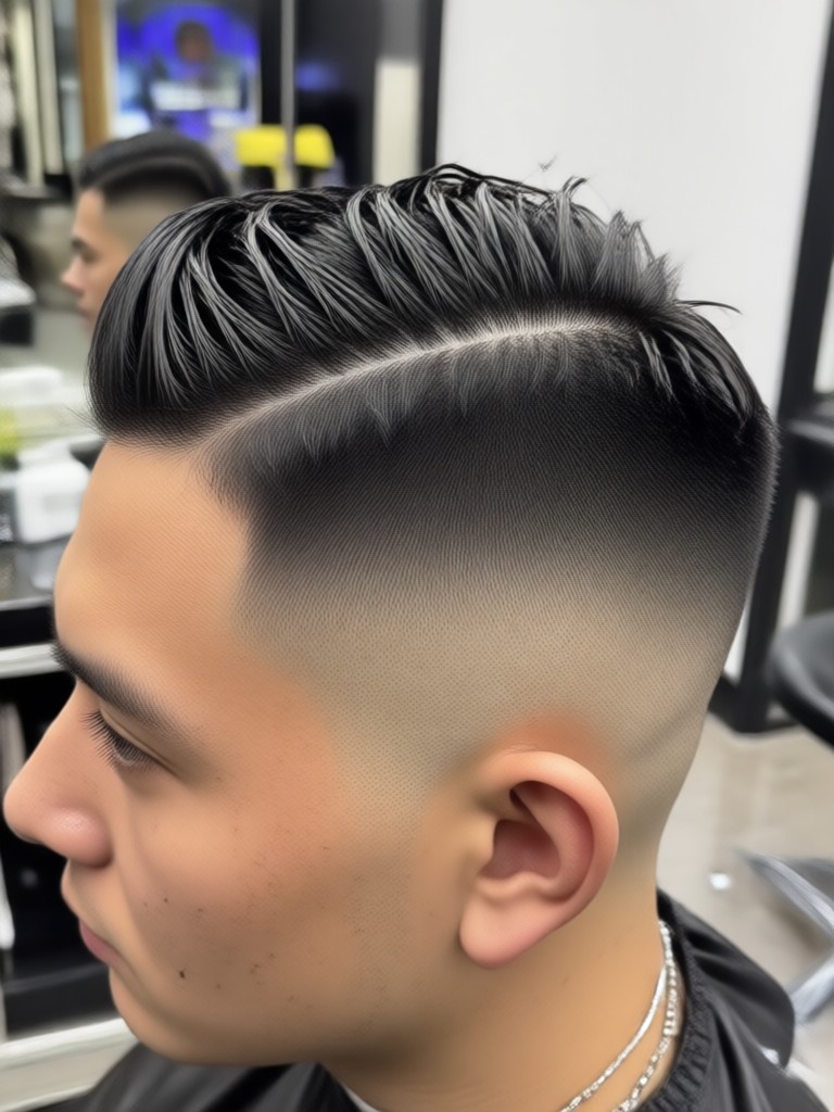 AI Fade Generator für Frisuren schwarzer Männer