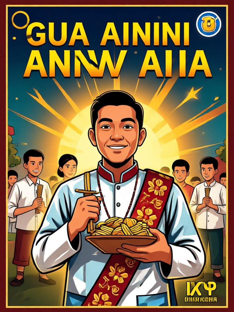 Colorful Jeepney art style Buwan ng Wika poster