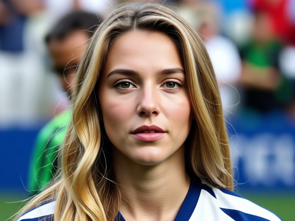 AI changing a photo to wear a France football jersey