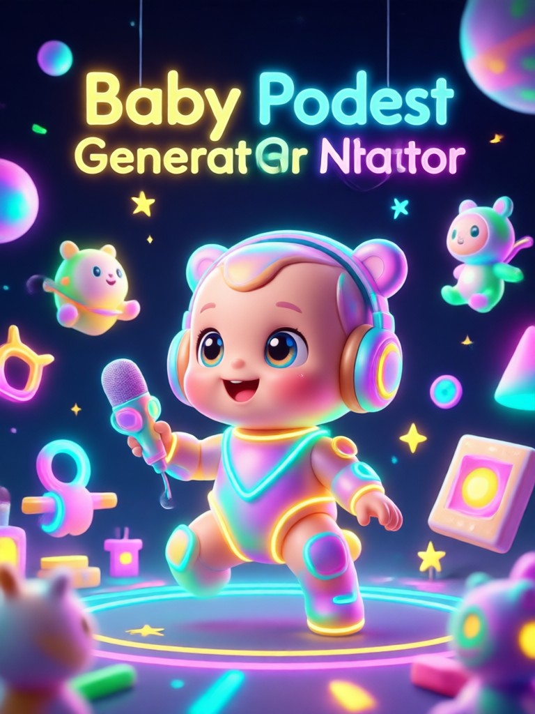 AI Baby Podcast Generator showcase