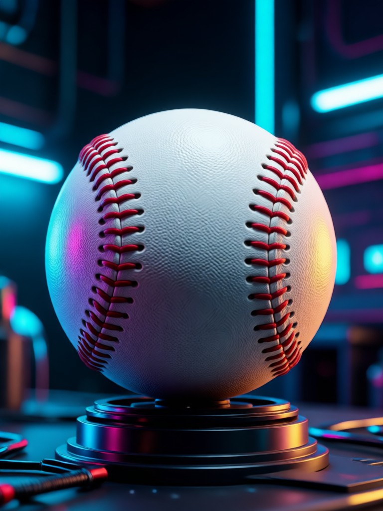Baseball graphic with player silhouette