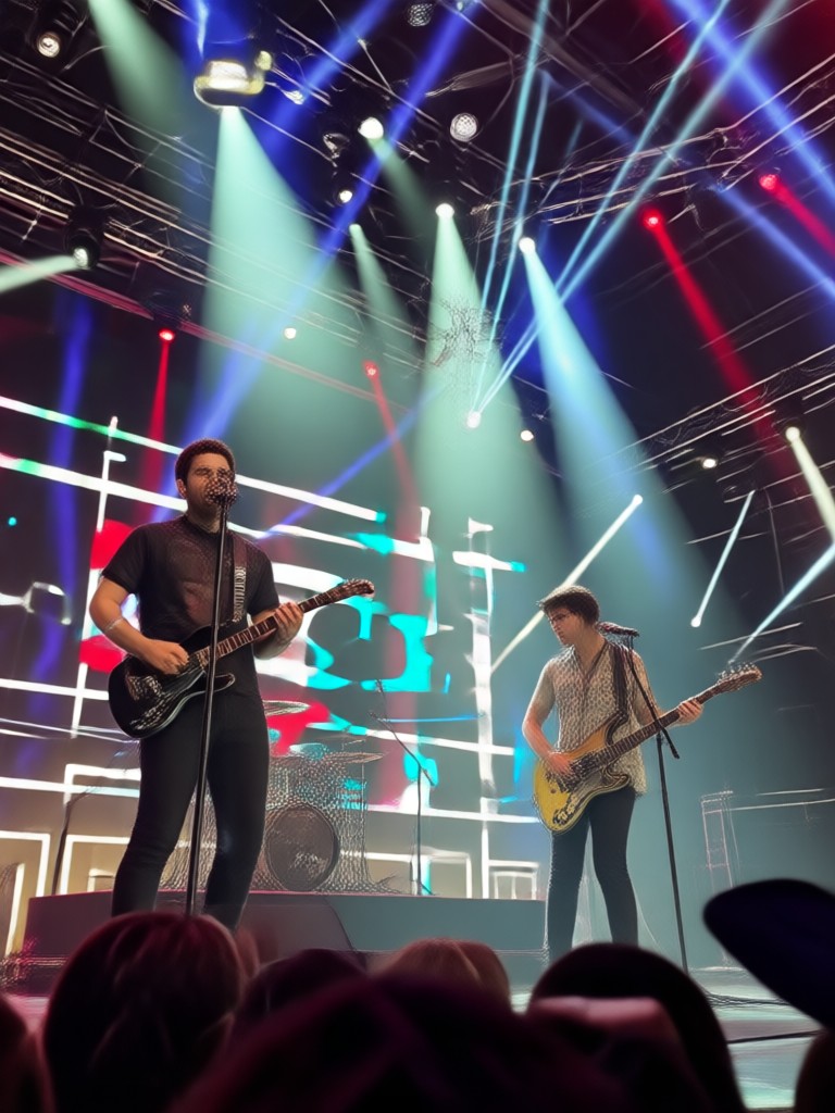 Mobile app showcase of concert kiss video generator
