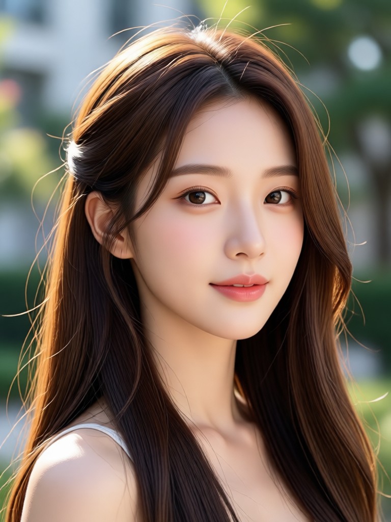 Blackpink inspired Korean hairstyle AI makeover