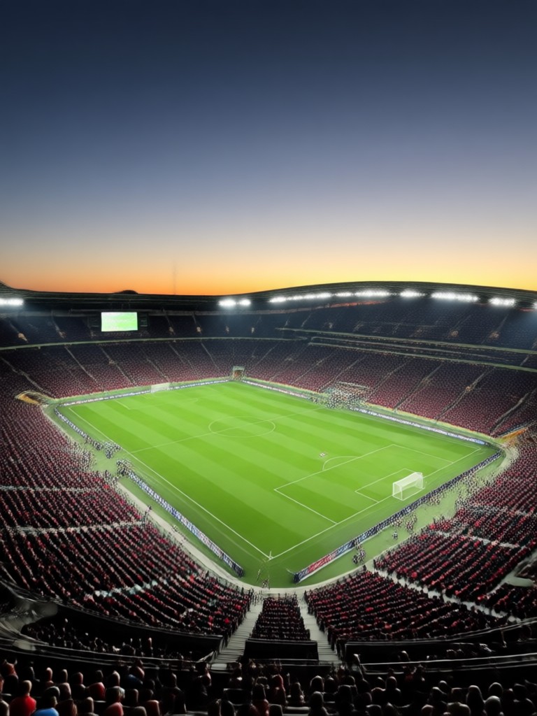 Training ground stadium effect