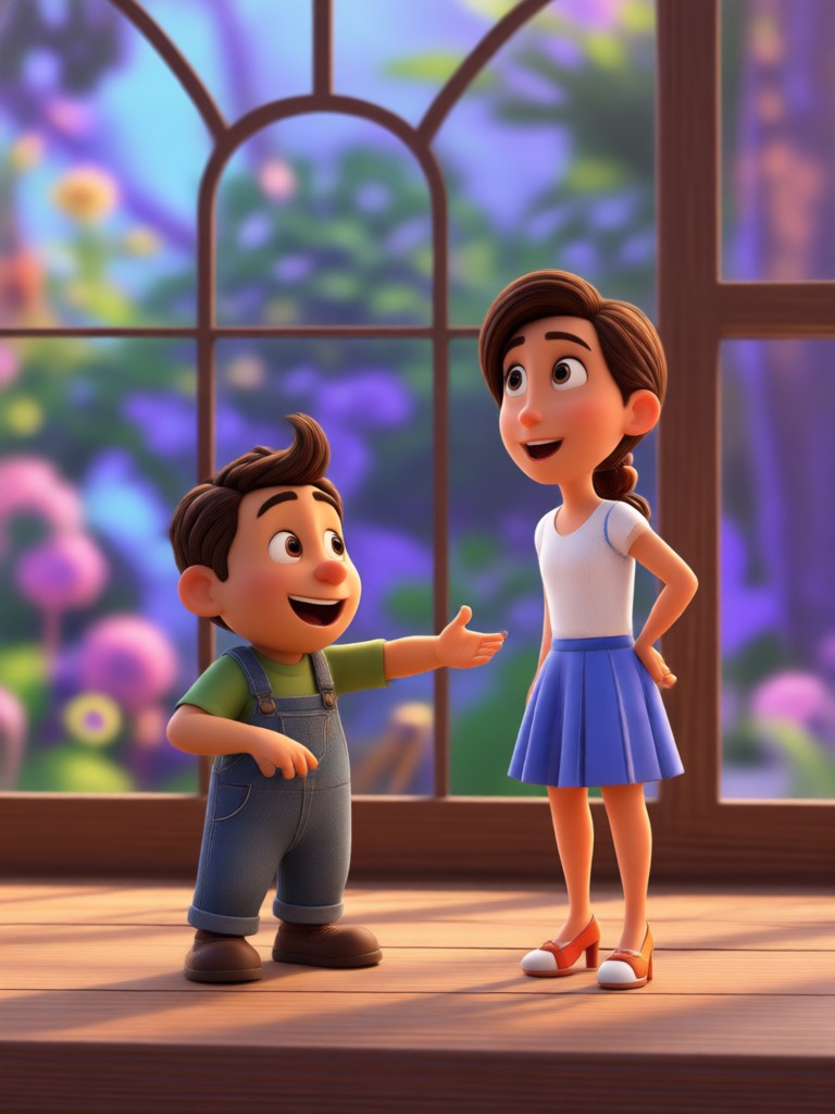 Pixar AI transformation example adventurous character