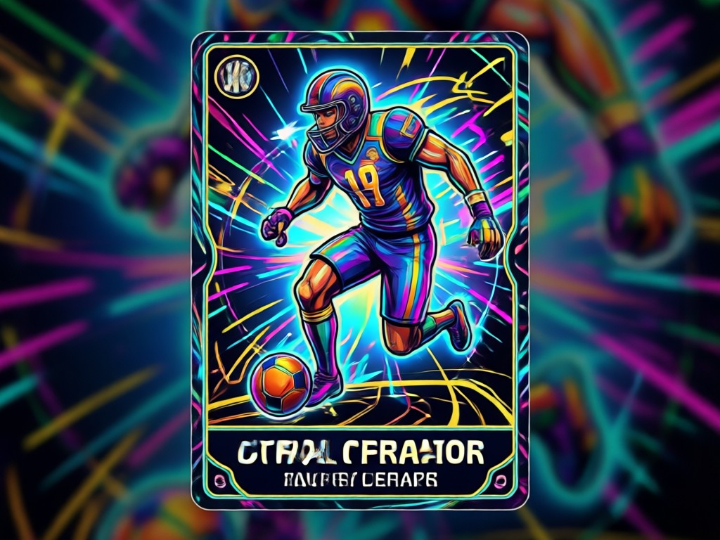 Various styles for ai football player card generator