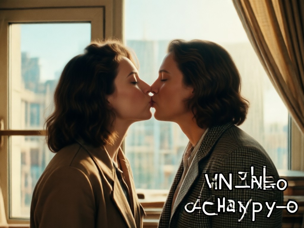 ai vintage kissing motion generation