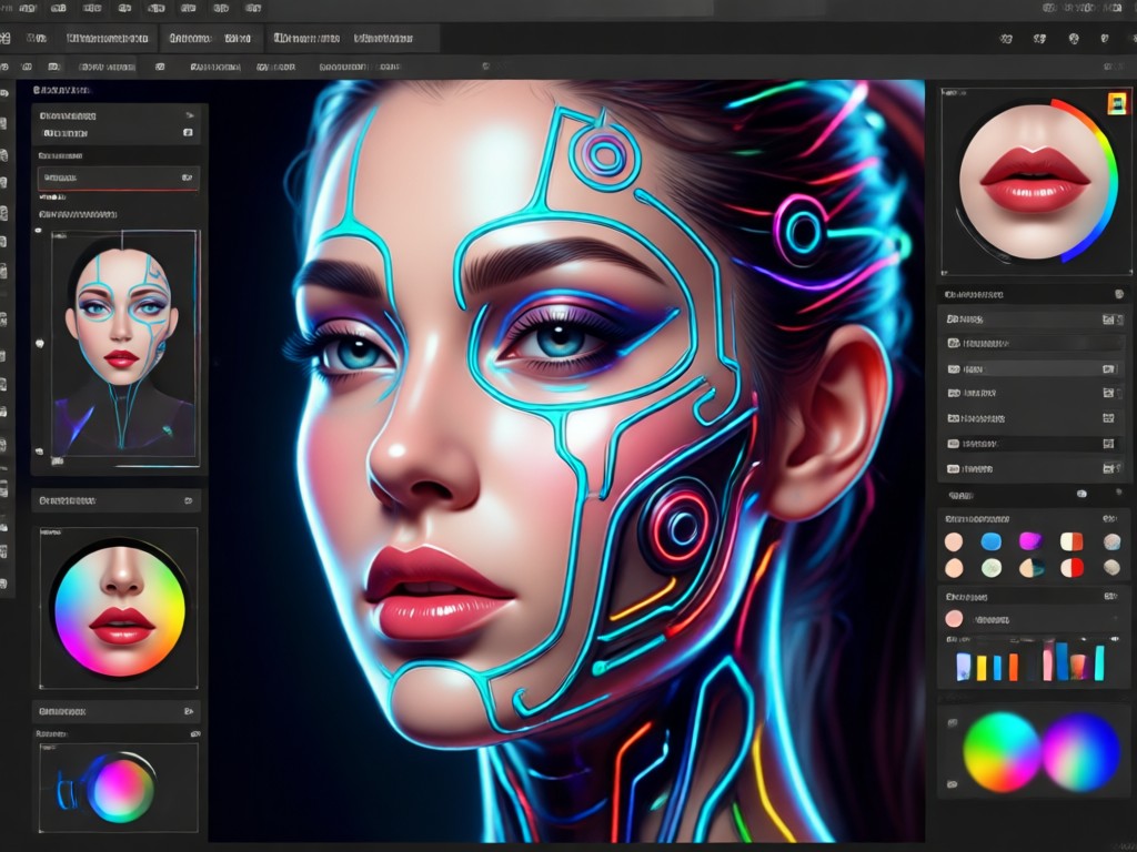Customizing AI beauty features interface