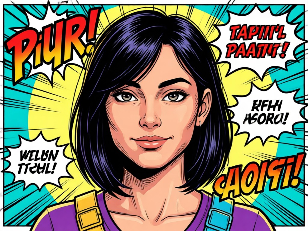 Multiple 3D comic style options