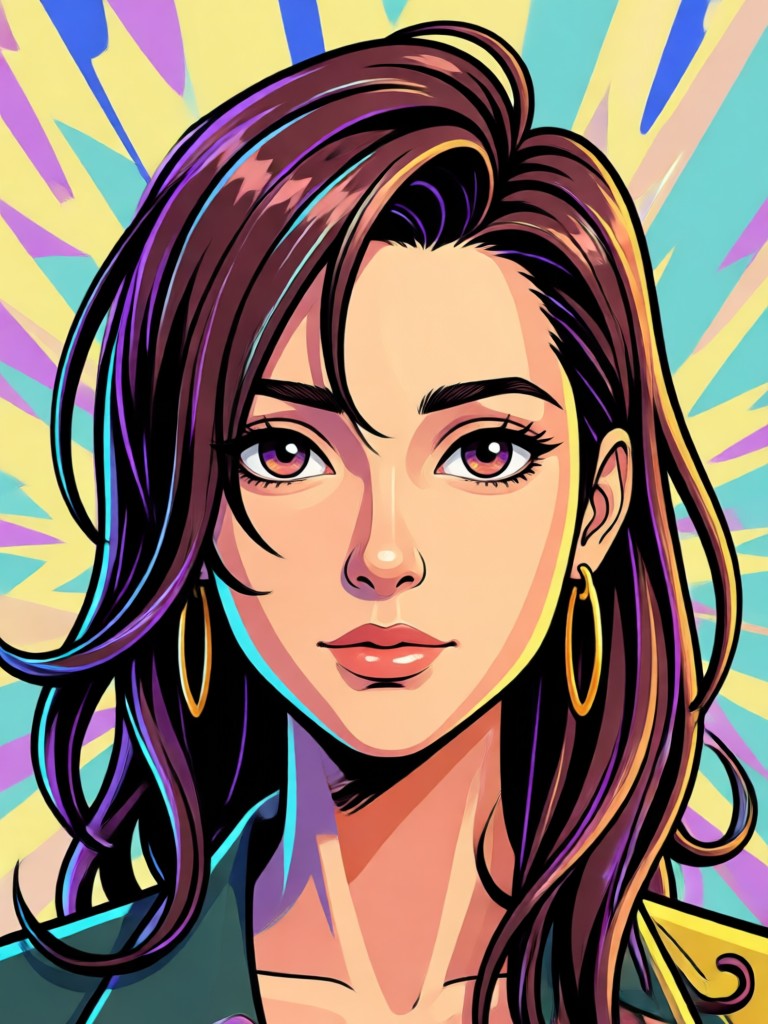 Classic American comic book 3D hero