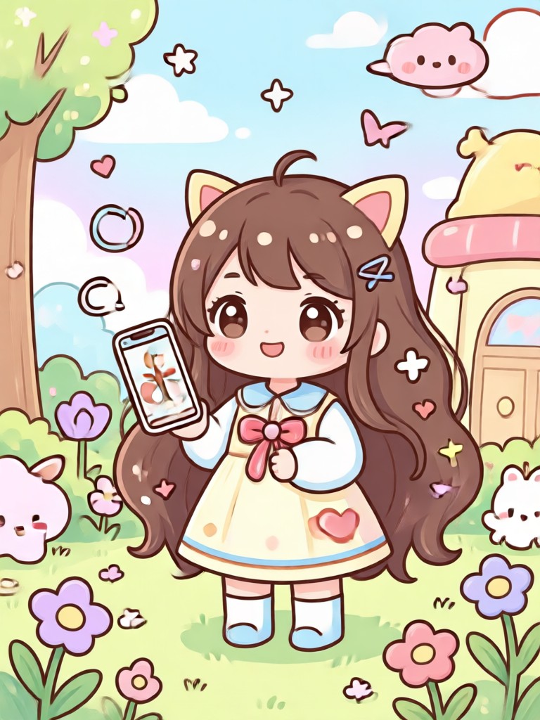 soft blush kawaii anime filter