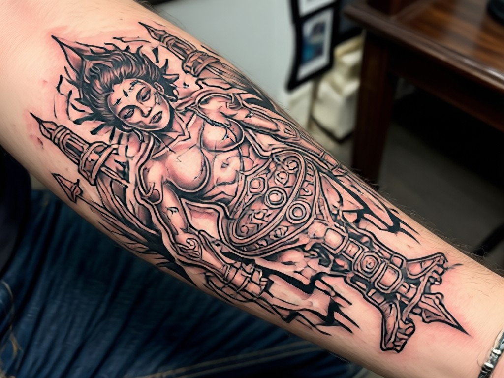 Various tattoo art style examples