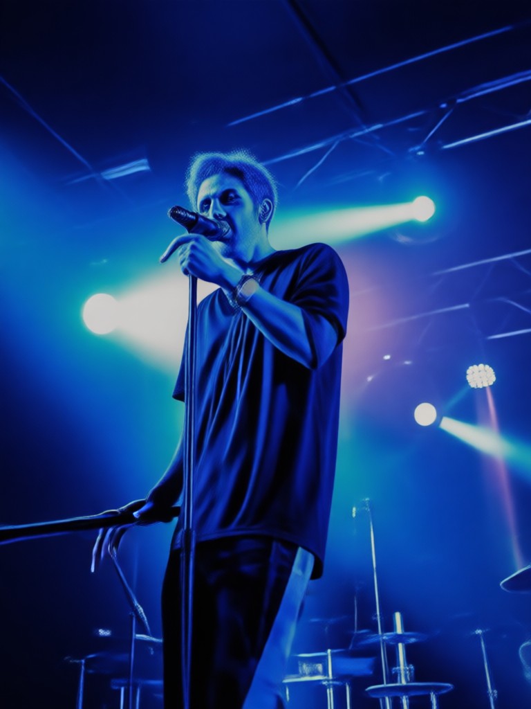 soft glow filter blue stage tease