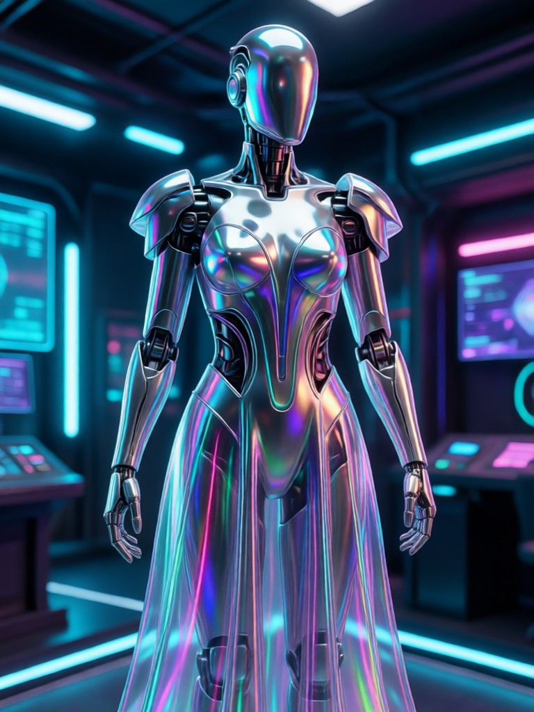 AI dress change result showing professional blazer outfit
