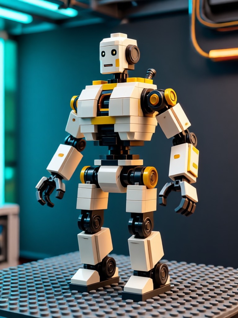 Model mobil klasik Lego AI