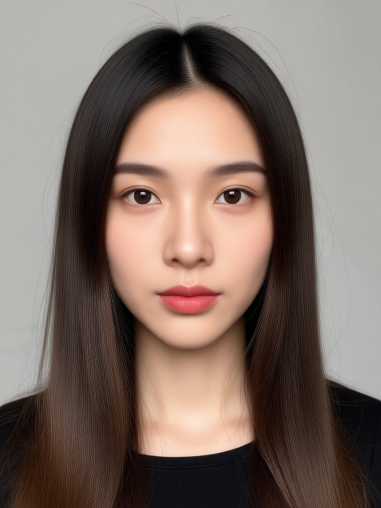 Selfie transformed with a wink and smile