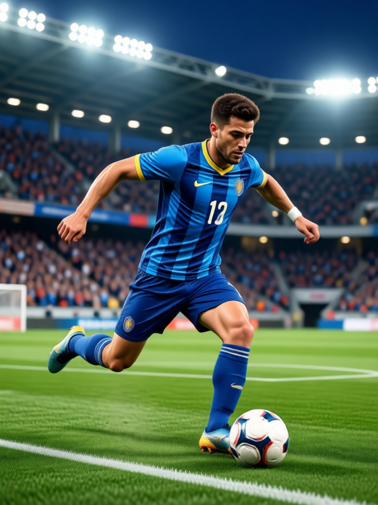 Cartoon FIFA EA Sports style avatar