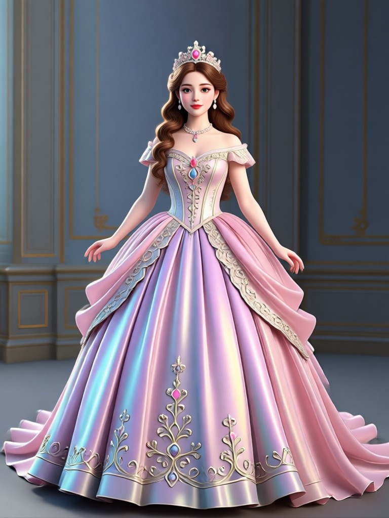 App Interface for Princess AI Video Creation