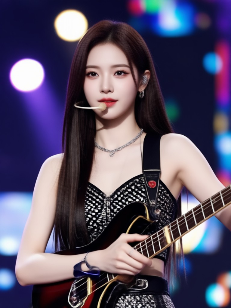 레트로 테마 K-Pop 아이돌 AI 필터 결과