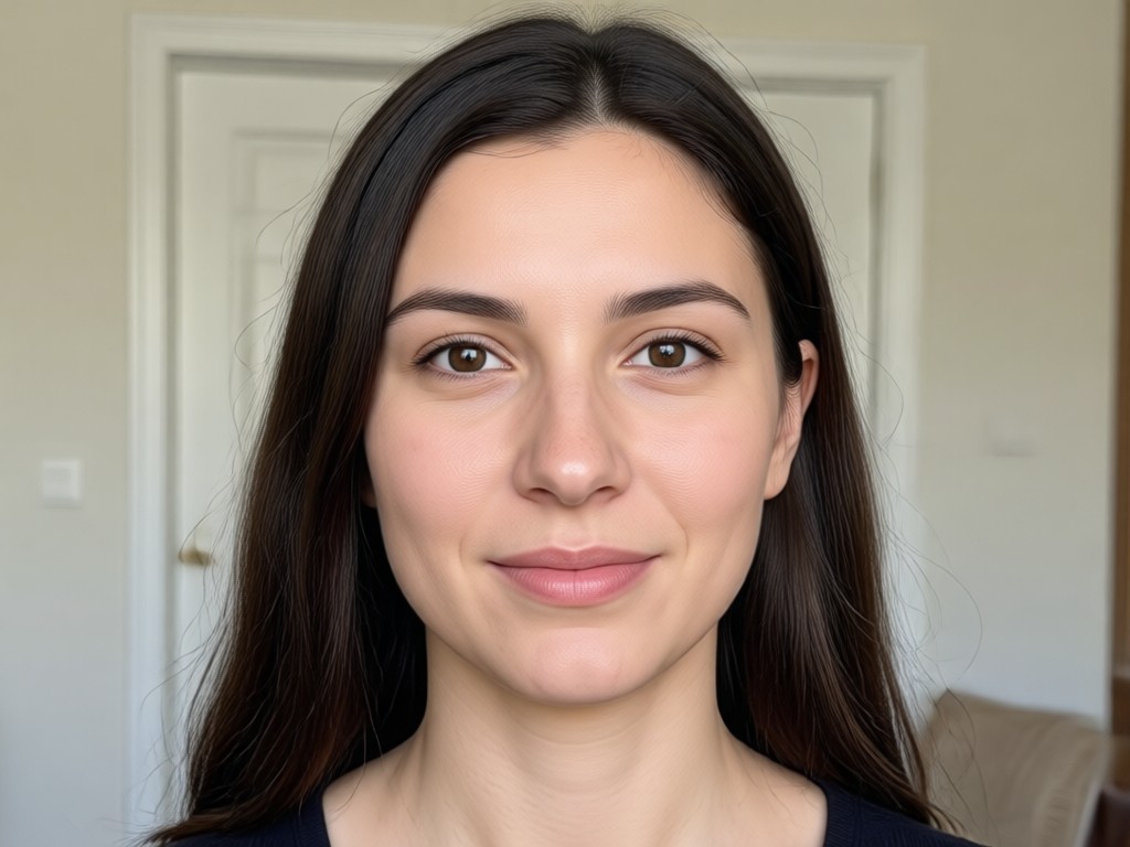 Seamless hair and background blending in photo edit