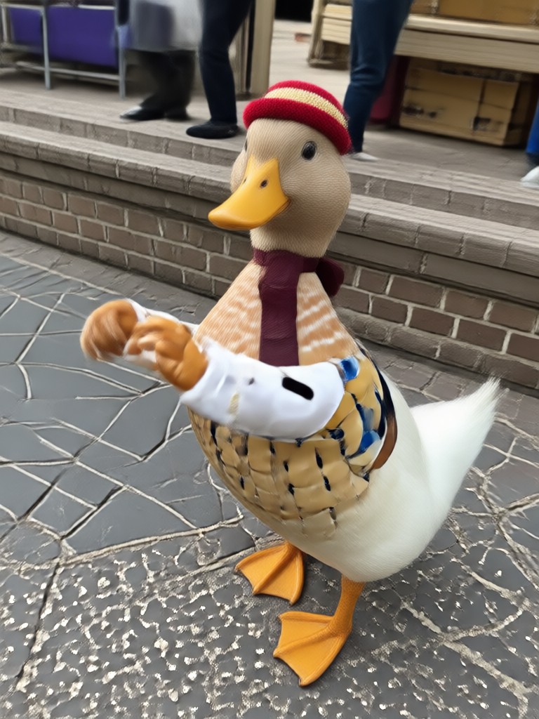 Mr Duck Dance AI animation example