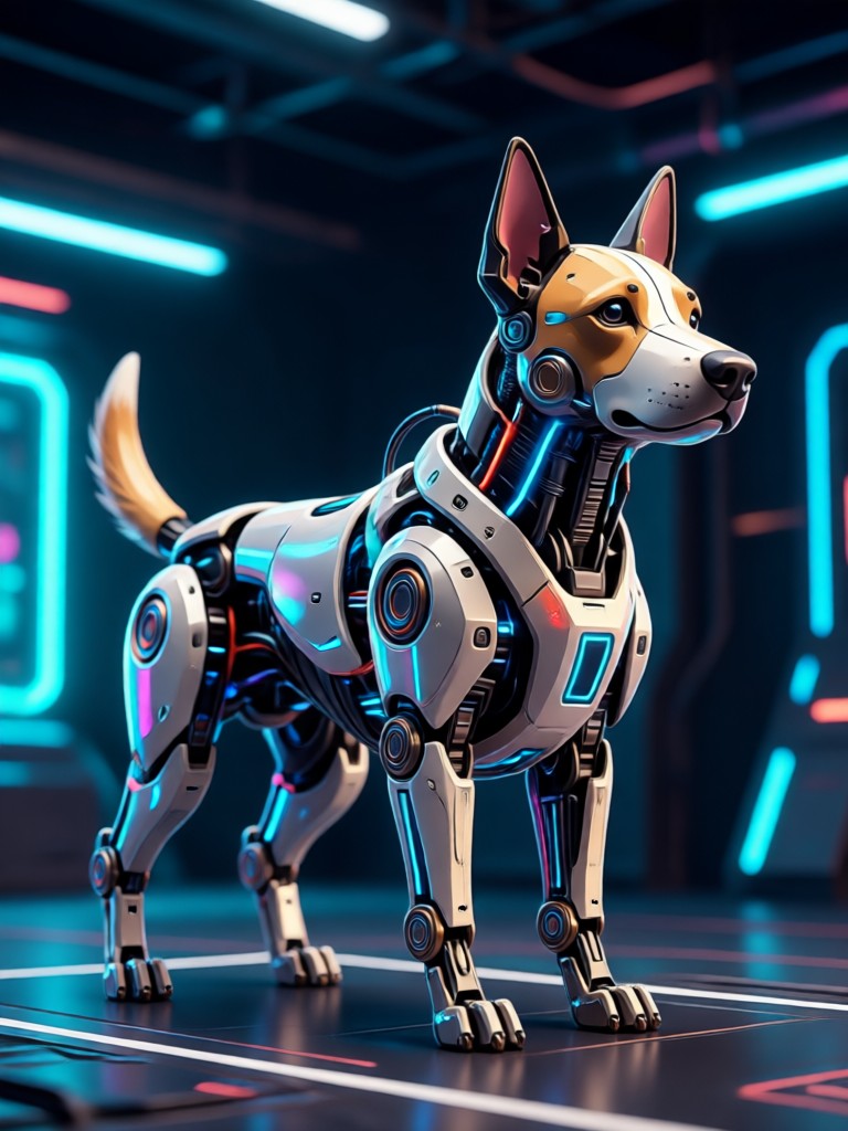 アニメーションのキラキラがついた可愛いポメラニアン（AI）
