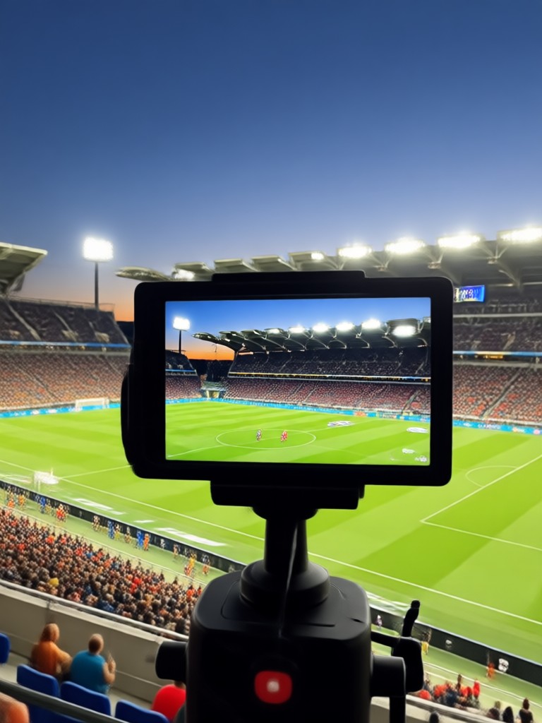 AI Stadium Camera Capture Effect before and after example
