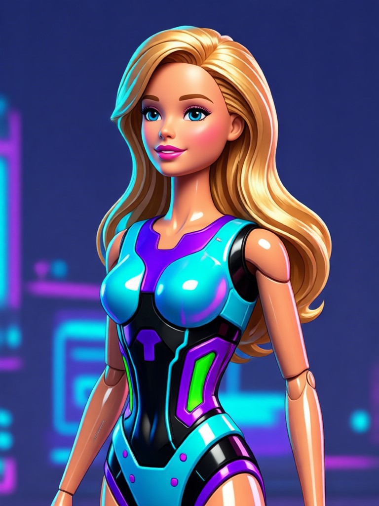 Pet transformed with Barbie style AI filter
