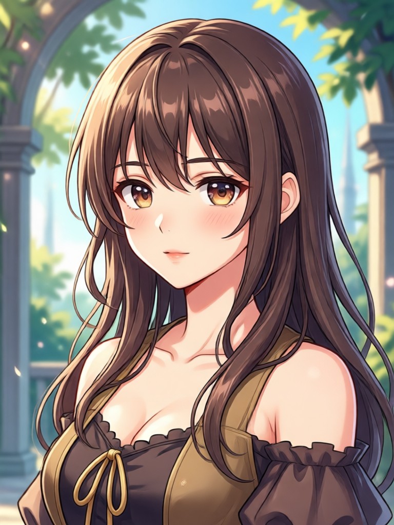 Couple avatar in a romantic cinematic style
