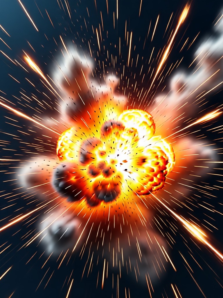 Fantasy battlemage casting an explosive spell